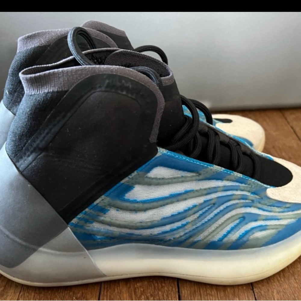 Yeezy Blue and Gray Men's Sneakers